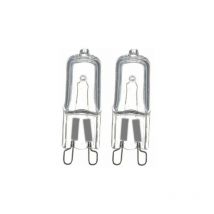 2 PZ Lampade Alogena Dimmerabile G9 28W 370 Lumen Bianco Caldo 2800K