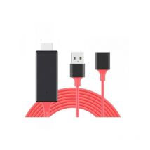 Adattatore Da usb Femmina a hdmi hdtv Cavo 2 Metri Per Smartphone Tablet a tv Monitor Proiettore