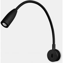 Leds-c4 - Bed - Lampe de lecture murale led noire 160lm 3000K