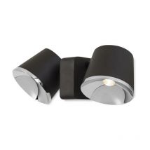 Drone - Integrated led Wall / Ceiling Light Chrome, Brown - Leds-c4