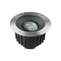 Ledkia - Leds-C4 Gea - Outdoor led Recessed Ground Uplight Stainless Steel Polished 1-10V Dimming 30cm 4075lm 4000K IP67