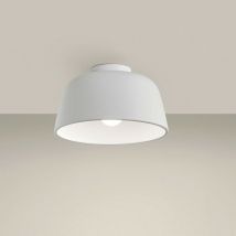Leds C4 Miso ø285mm Luce cilindrica semi-incasso piccola bianca E27