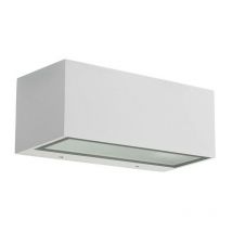 Leds-c4 - Nemesis Aluminium - 1 Light Outdoor Wall Light White IP54, E27