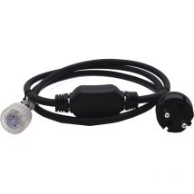 Anschlussleitung mit Stecker IP65 für den Innen- und Außenbereich - passend zu Led Lichtschlauch - Led's Work