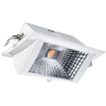 LEDS·C4 Downlight Out Square 44,8W 3000K Cri 80 93,1o Blanco Ip20 4213Lm