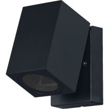 Ledvance - Applique d'extérieur endura Classic Cube adj wall, noire, culot GU10 (max 35W), peut être équipée d'une lampe normale ou intelligente,
