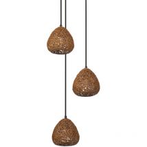 Ledvance - Decor Paper Drop Pendant Plate 3XE27 beige.
