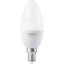 Lampe led intelligente avec technologie zigbee, E14-BASE, optique dépolie ,blanc chaud (2700K), 470 lumen, remplacement - Ledvance