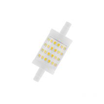 Led performance R7S double extrémité 78 mm transparent 9,5 w 1055 lm - 827 extra blanc chaud intensité variable - rem - Ledvance