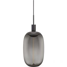 LEDVANCE Vintage Pendelleuchte: Suspension, gris foncé, scénarios lumineux personnalisés, acier inoxydable, idéale pour les espaces de vie, design