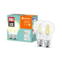 Pack 2 ampoules Led E27 2700k 6w Bt Smart Ledvance Ac32941