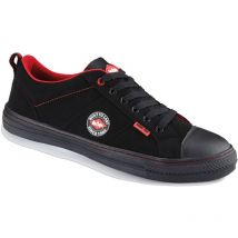 Lee Cooper - Laser Tools Retro Style Safety Trainer Black - 8 LC054-8
