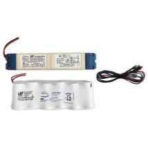 Lef kit d'urgence pour lampes À led 230v max 20w avec batterie ip20 kitemled20