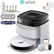 Lefant M3l Saugroboter Mit Wischfunktion & Doppelrotierenden Wischtüchern, Lidar Navigation, 12.000 Pa, Multifunktionsstation, Individuelle 