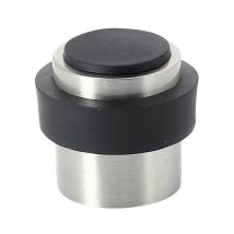 454882 Butoir De Sol Aluminium Cylindrique Bagaud Finition Aluminium - Legallais
