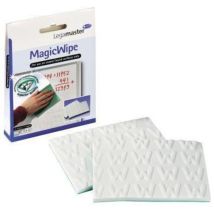 Legamaster - Reinigungstuch MagicWipe nicht nachfüllbar 60°C inkl. 2 MagicWipes 1 Trockentuch 100 % Melamin 2 St./Pack.