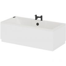 Legend Baths - Legend 1500mm x 700mm Left Hand 6 Jet Matt Black V-Tec Single Ended Whirlpool Bath
