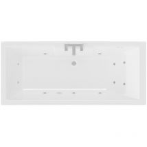 Legend Baths - Legend 1600mm x 700mm Left Hand 12 Jet Chrome Flat Jet Single Ended Whirlpool Bath