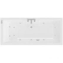 Legend Baths - Legend 1600mm x 700mm Left Hand 12 Jet Chrome V-Tec Single Ended Whirlpool Bath