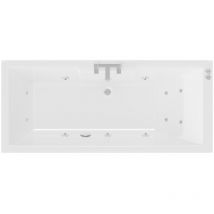 Legend Baths - Legend 1700mm x 750mm Left Hand 12 Jet Chrome V-Tec Single Ended Whirlpool Bath