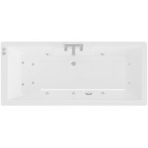 Legend Baths - Legend 1500mm x 700mm Right Hand 12 Jet Chrome V-Tec Single Ended Whirlpool Bath