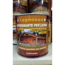 Legnosan Impregnante Per Legno Pronto All'uso x Esterno Castagno 750 ml - Veleca