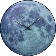 Nextime - Wanduhr Moon Dome ø 35 cm Wanduhr