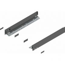 Blum - Legrabox pure h n Schubladenschienen Set 1 Paar 40kg 400mm Tip On Vollauszug oriongrau Set