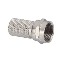 Legrand - 073990 - Conector tv - Macho de rosca 'f' para cable coaxial Ø7mm