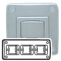 085558 – sagane roc Platte – horizontal – 3 pfosten - Legrand