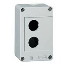 24852 - Signis leere 2-Loch-Tasterbox - IP65 - grau - Legrand