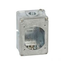 Legrand - Boîtier réversible simple Hypra pour prise 2P+T IP44 16A - métal