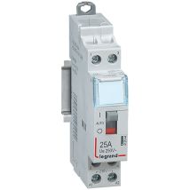 Legrand - Contacteur de puissance CX³ bobine 230V 2 Pôles 250V 25A contact 2F 1 module 412544