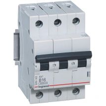 Legrand - RX3 419236 lot de 4 disjoncteurs thermiques magnétiques 20 a 3 pôles 6000 a 400 vac 3TE