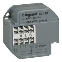 Legrand - Télérupteur unipolaire silencieux 230 v alternatif 10A à encastrer (093005-49120)