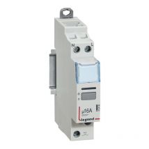 Télérupteur unipolaire silencieux 230 V alternatif 16A 1 module (092710)