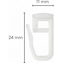 Liftgleiter Karniese Kopf eckig Kunststoff weiß - Leha