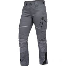 Leibwächter Damen Bundhose Flex-line Flxdh27 Gr. 38 Grau/schwarz