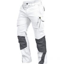 Leibwächter Bundhose Herren Flex-line Flexh24 Gr. 27 Weiß/grau