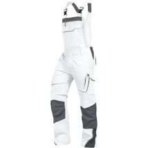 Latzhose Flex-Line FLEXL24 Gr. 62 weiß/grau - Leibwächter