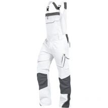 Latzhose Flex-Line FLEXL24 Gr. 48 weiß/grau - Leibwächter