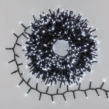 Leichte Kettenlichter für Weihnachtsdekorationen 180 led - Bianco - Bianco