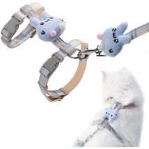 Leichte Und Weiche, Verstellbare Katzenleine, Geschirr Für Große Und Kleine Katzen, Für Sichere Spaziergänge