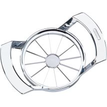 Leifheit – Coupe-pomme en acier inoxydable chromé – 12 lames – 90 mm – Ustensile de cuisine pratique