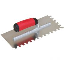 Leimschaber edelstahl 28X12 alu-rahmen zähne 10X10MM Taliaplast 440110