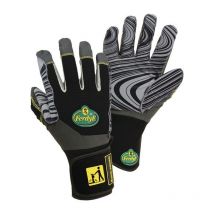 Leipold+dohle Gmbh - Guantes de protección contra vibraciones amortiguador talla xxl negro / gris elastano / eva