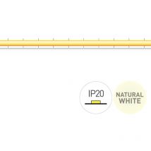 Leiste Led 4000k 24v 6w/m Ip20 Cob 5mm 5m 252030-6334
