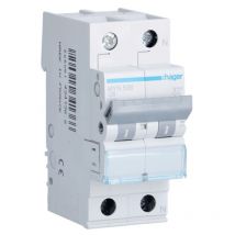 Hager - Leistungsschalter 1P+N 6A 4,5 ka c 2 module MYN506