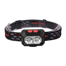 Leistungsstarke Stirnlampe, wiederaufladbar über usb, 6 Modi, Camping-Stirnlampe, 1000 Lumen, IPX4 wasserdicht, langlebig 6–8 Stunden, zum Angeln,