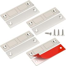 Leistungsstarker Magnet Für Schranktüren, 4er-pack Ultradünne Türmagnete Für Küchenschränke, Magnetischer Türverschluss, Möbelmagnet Für 